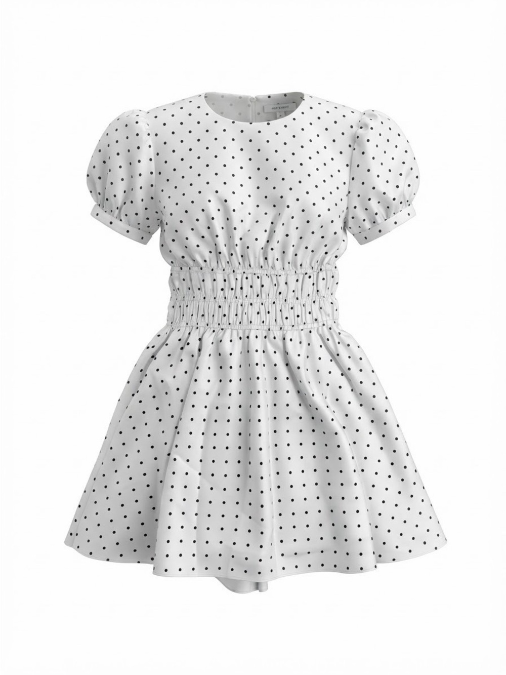 NWT Sunday Best by Aritzia White Dress with Black Polka Dots Size 2XS